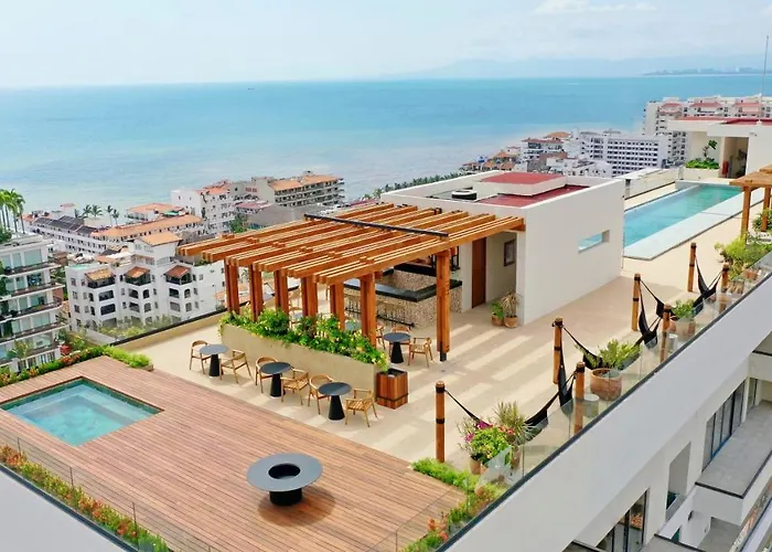 Appartement Sailview 312 Ocean Views, Rooftop Pool, Romantic Zone à Puerto Vallarta