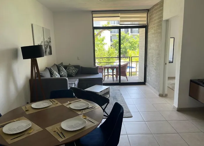 Appartement Bambu Residencial 2 Recamaras, Alberca, Seguridad 24Hrs à Puerto Vallarta acceptant les animaux
